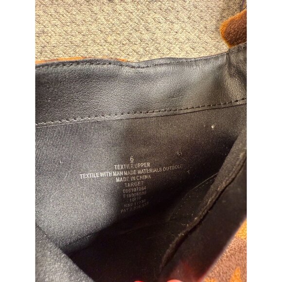 Women's Target Leopard Print Boots Booties Size 6 - Picture 3 of 8